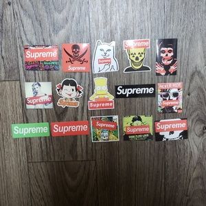 SUPREME Stickers Bundle of 15